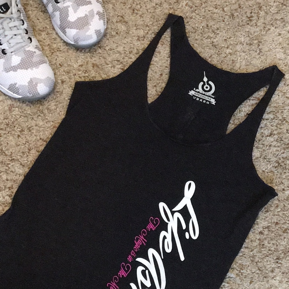 LifeAsRx Charcoal Crossfit Tank
